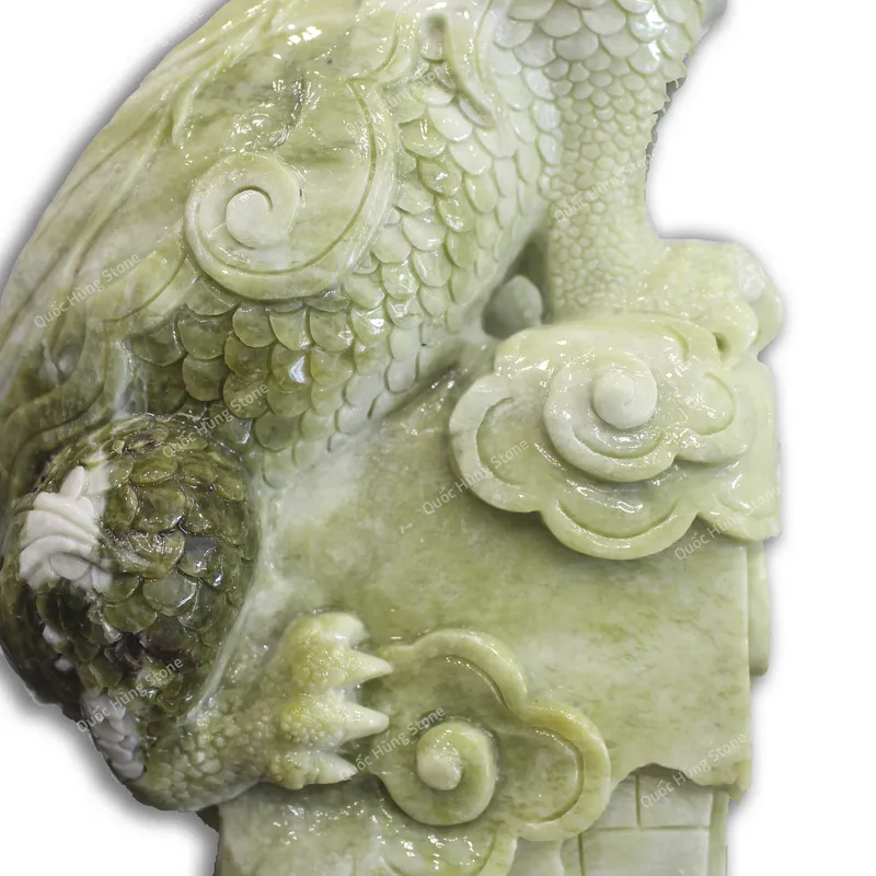 Ấn Kỳ Lân Đá Ngọc Serpentine