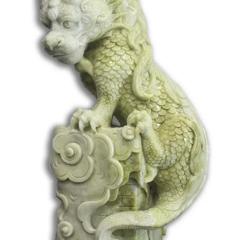 Ấn Kỳ Lân Đá Ngọc Serpentine