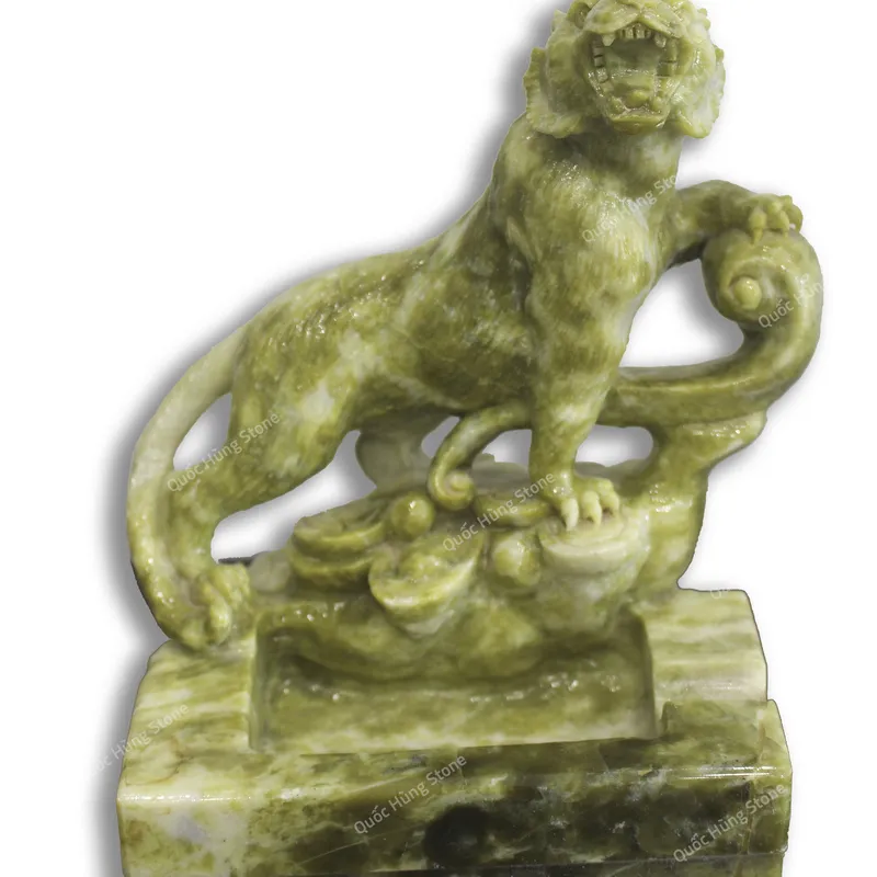 Gạc Tàn Thuốc Hình Hổ Đá Serpentine