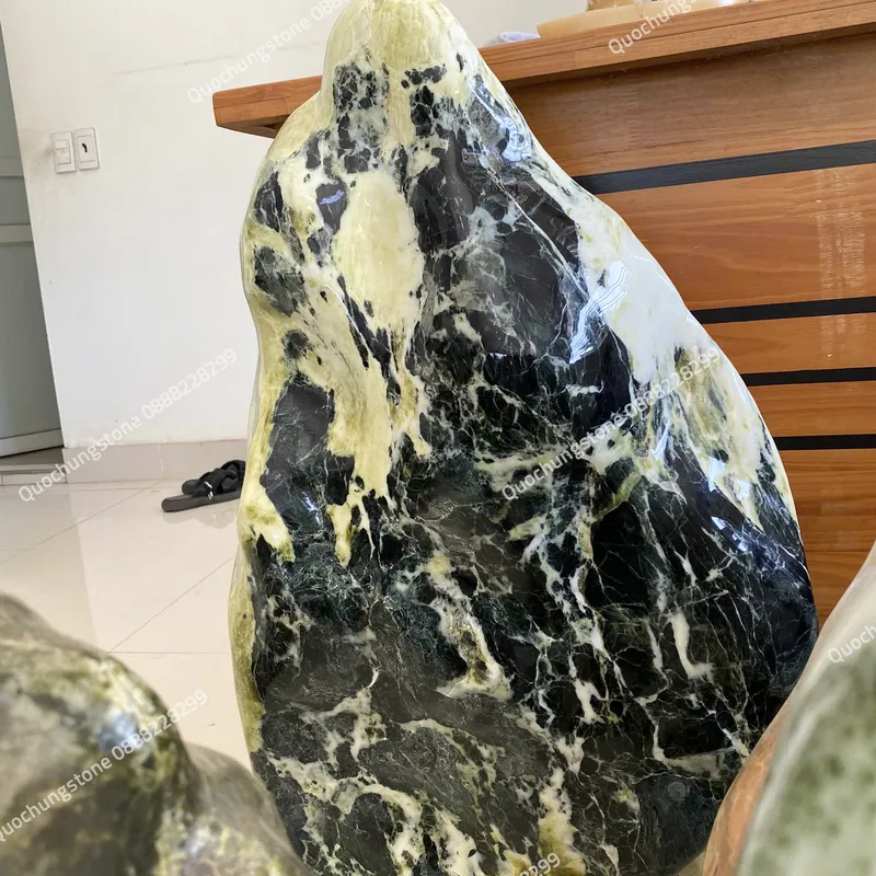 Núi Đá Serpentine Xanh Tự Nhiên 120kg