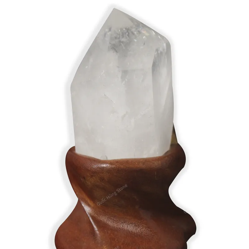 Tinh Thể Đá Thạch Anh Trắng 10x7,5cm