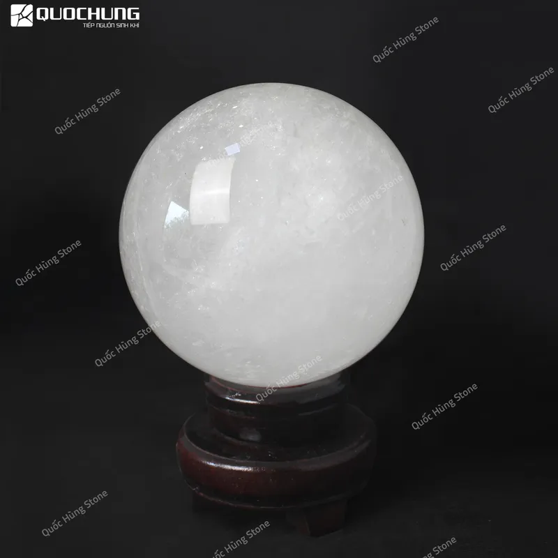  Quả Cầu Thạch Anh Trắng (ĐK 11,2cm)