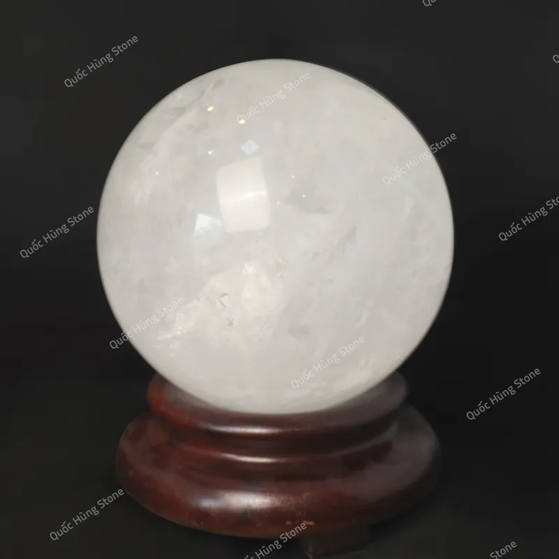 Quả Cầu Thạch Anh Trắng (ĐK 11,5cm)