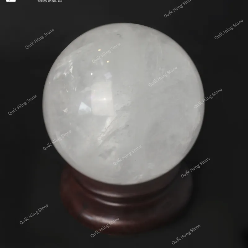 Quả Cầu Thạch Anh Trắng (ĐK 11,5cm)