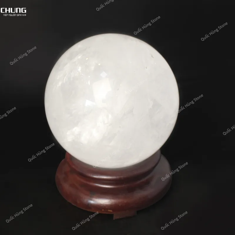 Quả Cầu Thạch Anh Trắng (ĐK 11,5cm)