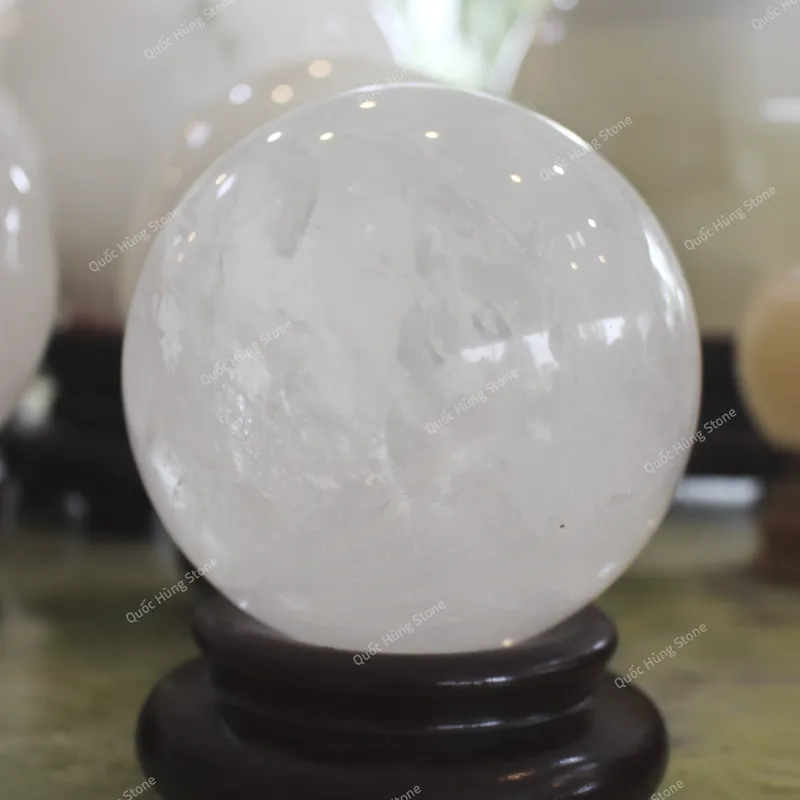 Quả Cầu Thạch Anh Trắng (ĐK 11,5cm)