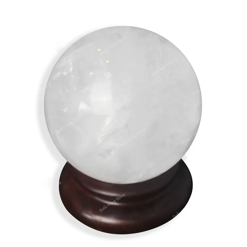 Quả Cầu Thạch Anh Trắng (ĐK 11,5cm)