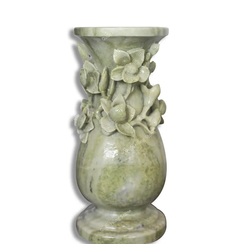 Bình Hoa Đá Serpentine