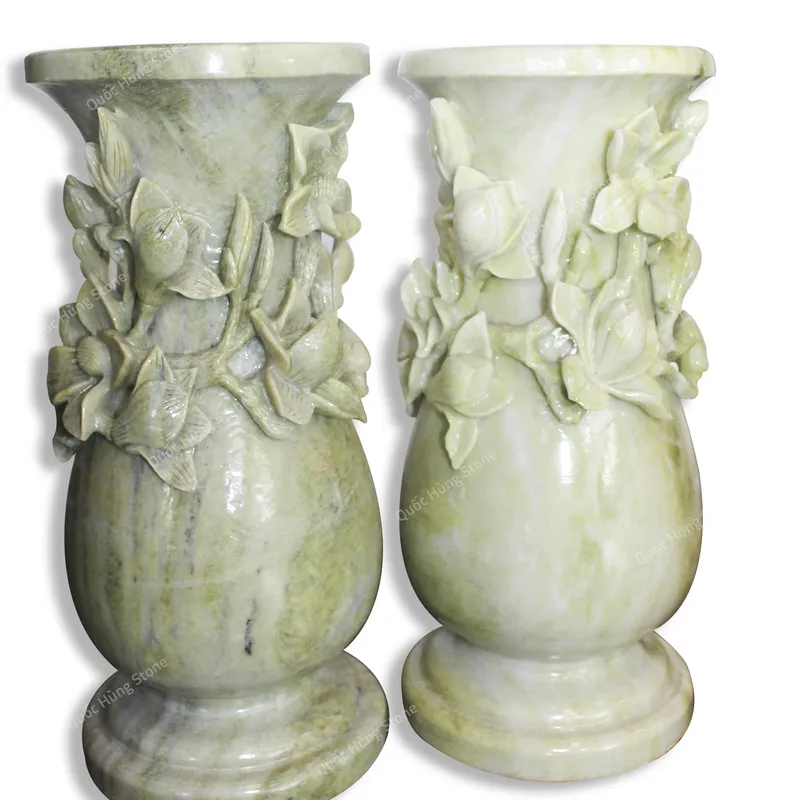 Bình Hoa Đá Serpentine