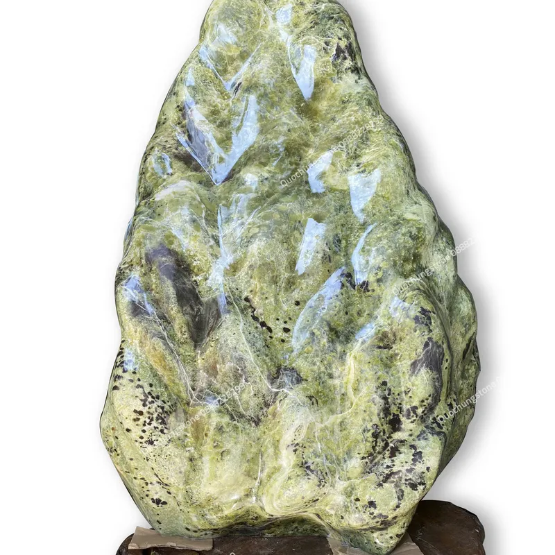 Núi Đá Serpentine Xanh Tự Nhiên 80kg