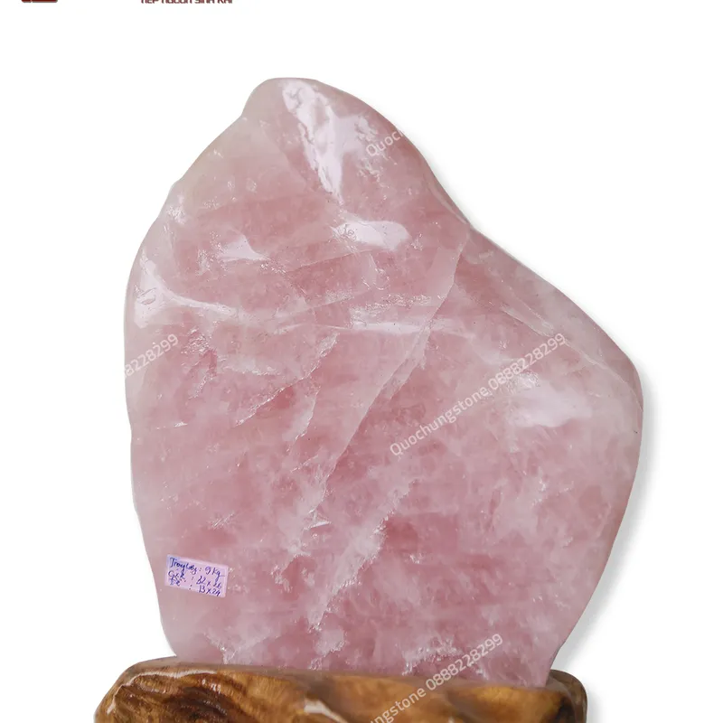 Núi Đá Thạch Anh Hồng 9kg – Hòa Hợp Cảm Xúc Gia Đình, Gắn Kết Yêu Thương Từ Trái Tim