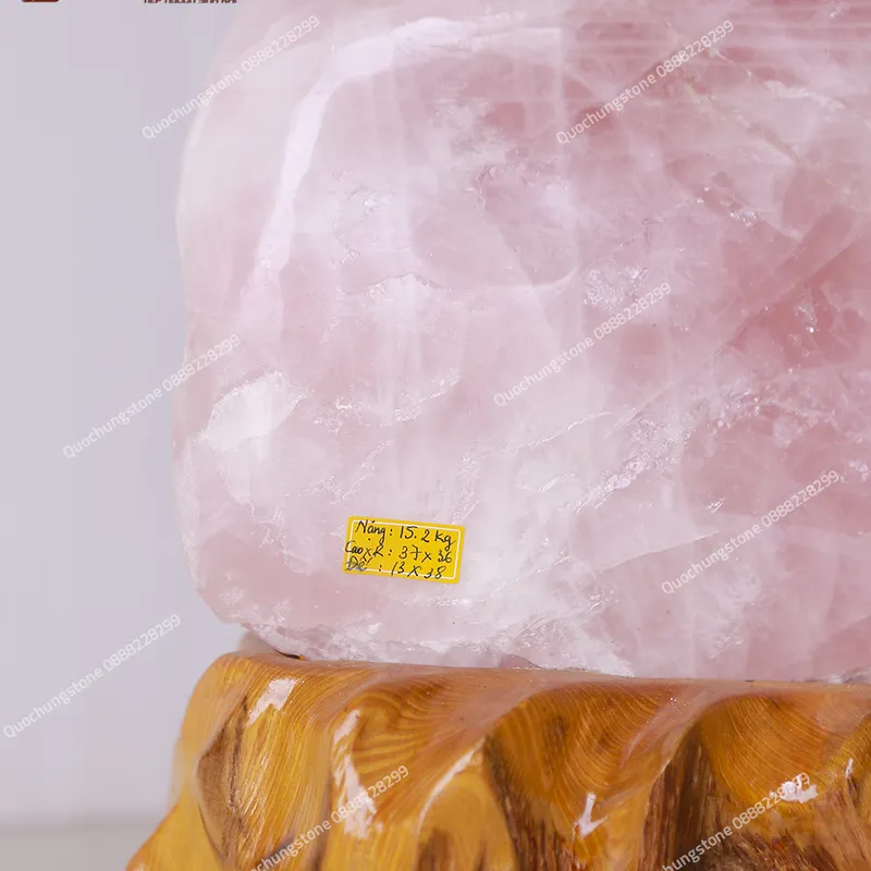 Núi Đá Thạch Anh Hồng Tự Nhiên 15.2kg