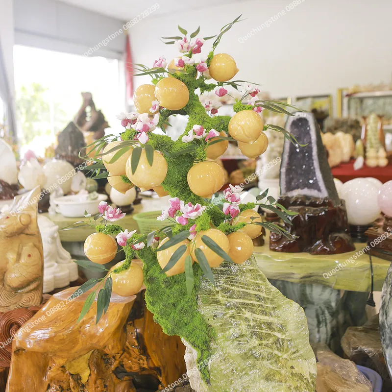 Cây Đào Ngọc Hoàng Long Cao Cấp 18 Quả