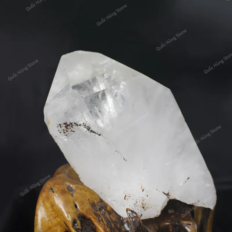 Tinh Thể Đá Thạch Anh Trắng 19x11cm