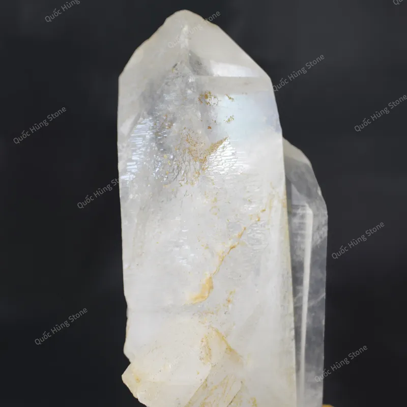 Tinh Thể Đá Thạch Anh Trắng 19x8,5cm