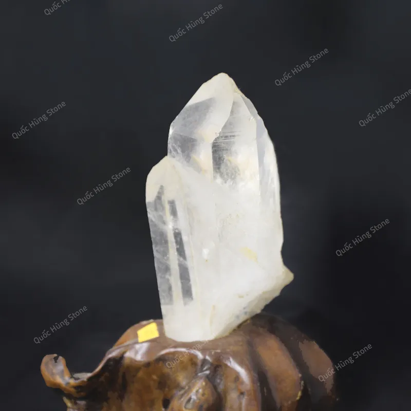 Tinh Thể Đá Thạch Anh Trắng 19x8,5cm