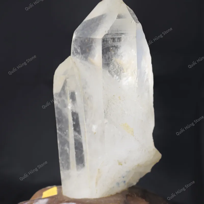 Tinh Thể Đá Thạch Anh Trắng 19x8,5cm