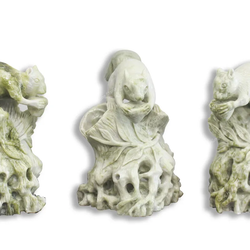 Tượng Sóc Đá Serpentine