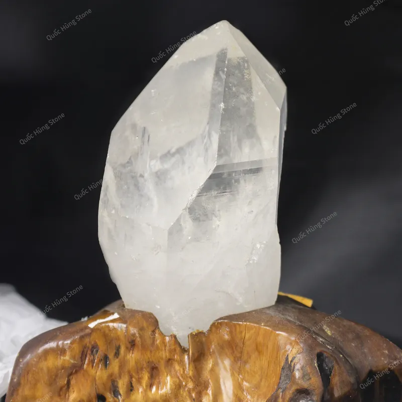 Tinh Thể Đá Thạch Anh Trắng 13x8cm