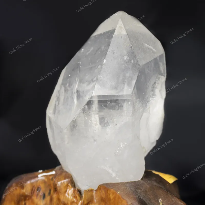 Tinh Thể Đá Thạch Anh Trắng 13x8cm