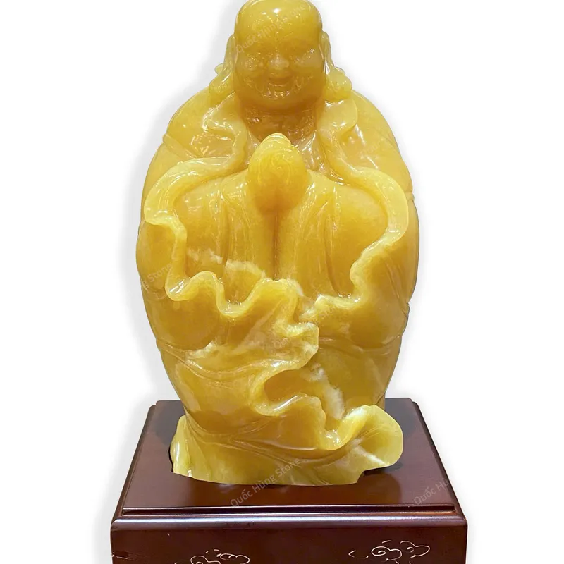 Tác Phẩm Di Lặc Chúc Phúc Ngọc Hoàng Long 28x17cm