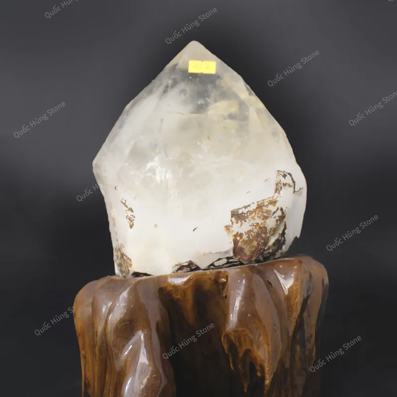 Tinh Thể Đá Thạch Anh Trắng 20x17cm