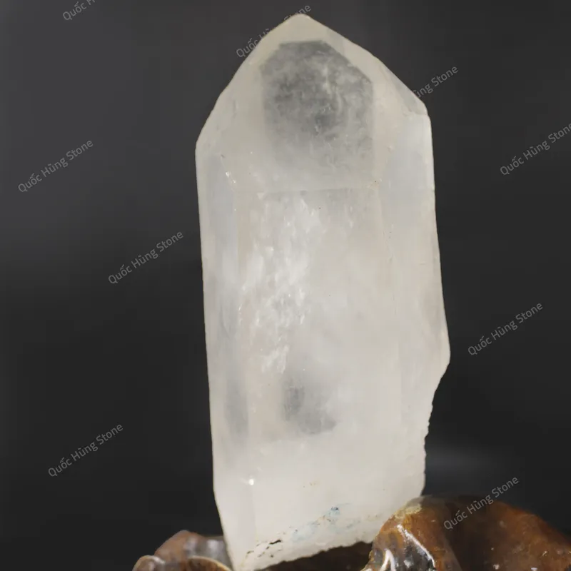 Tinh Thể Đá Thạch Anh Trắng 20x8,5cm