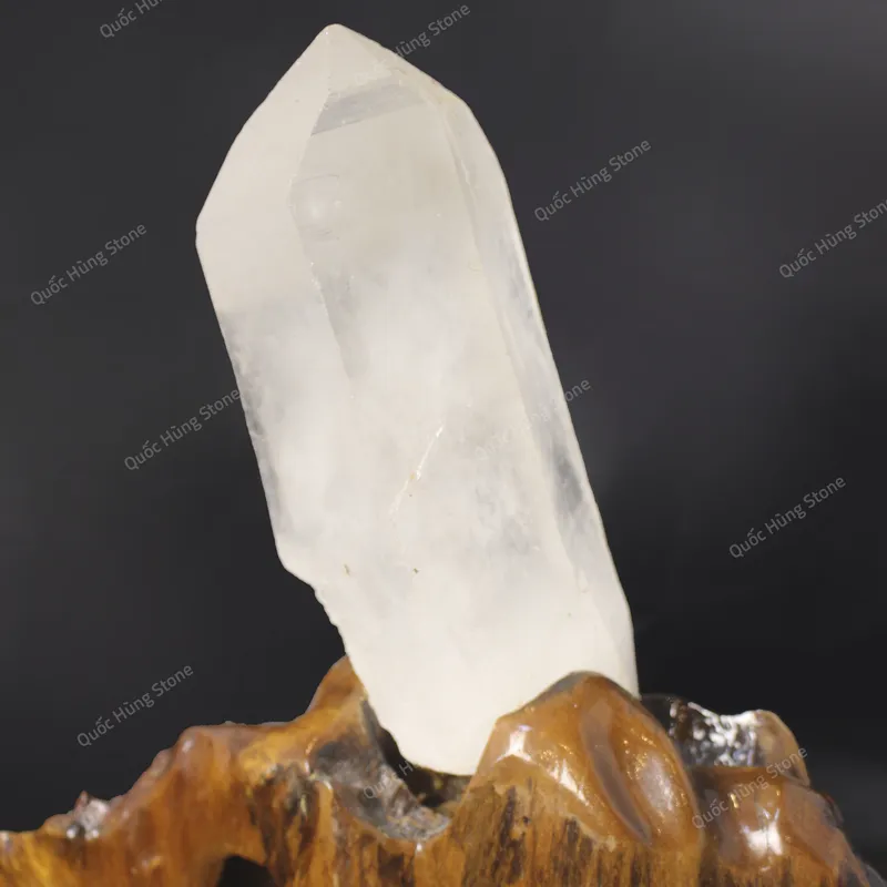 Tinh Thể Đá Thạch Anh Trắng 20x8,5cm