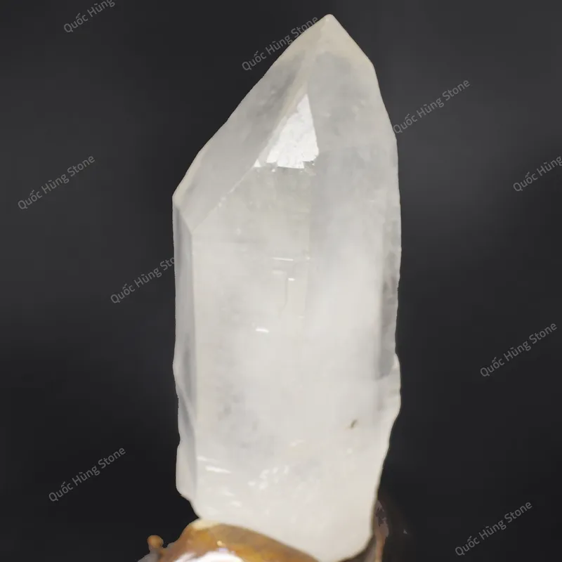 Tinh Thể Đá Thạch Anh Trắng 20x8,5cm