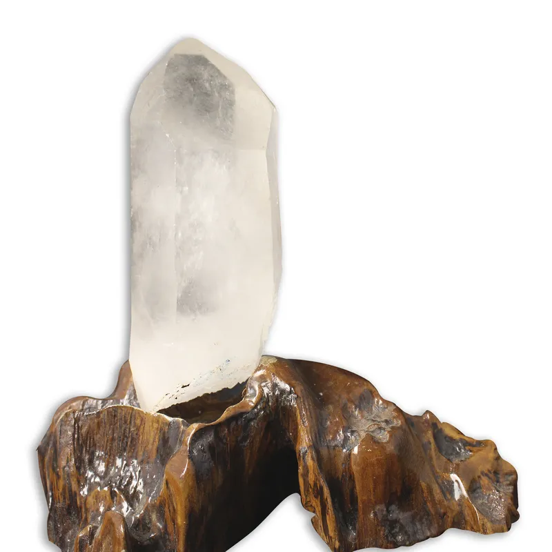 Tinh Thể Đá Thạch Anh Trắng 20x8,5cm