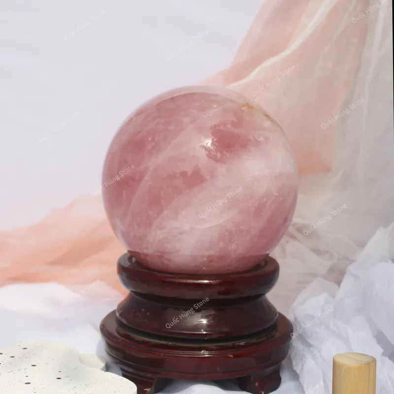  Quả Cầu Thạch Anh Hồng - 6,7kg