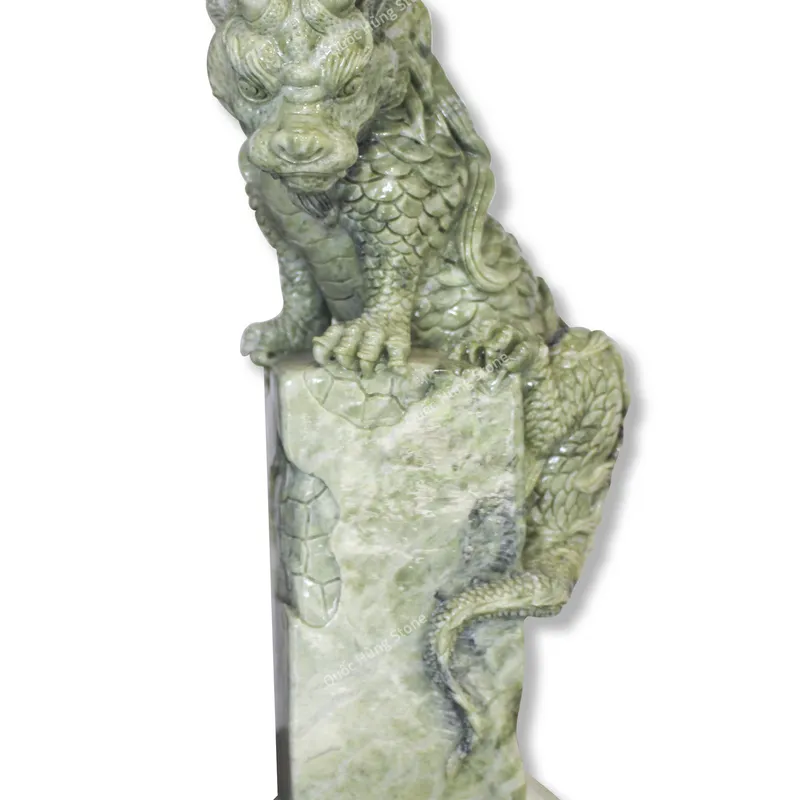 Ấn Kỳ Lân Phong Thủy, Đá Serpentine