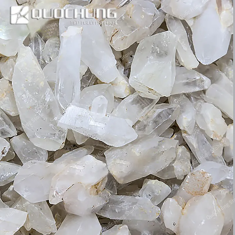 Đá Thạch Anh Trắng Tinh Thể Trấn Trạch( Loại Đẹp)