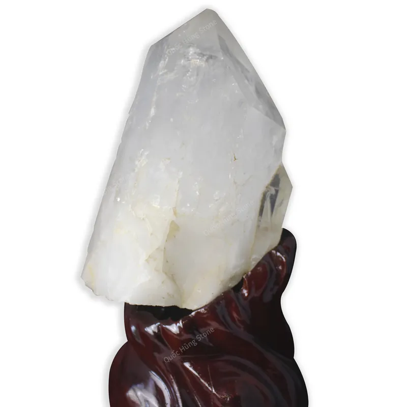 Tinh Thể Đá Thạch Anh Trắng 26x15cm