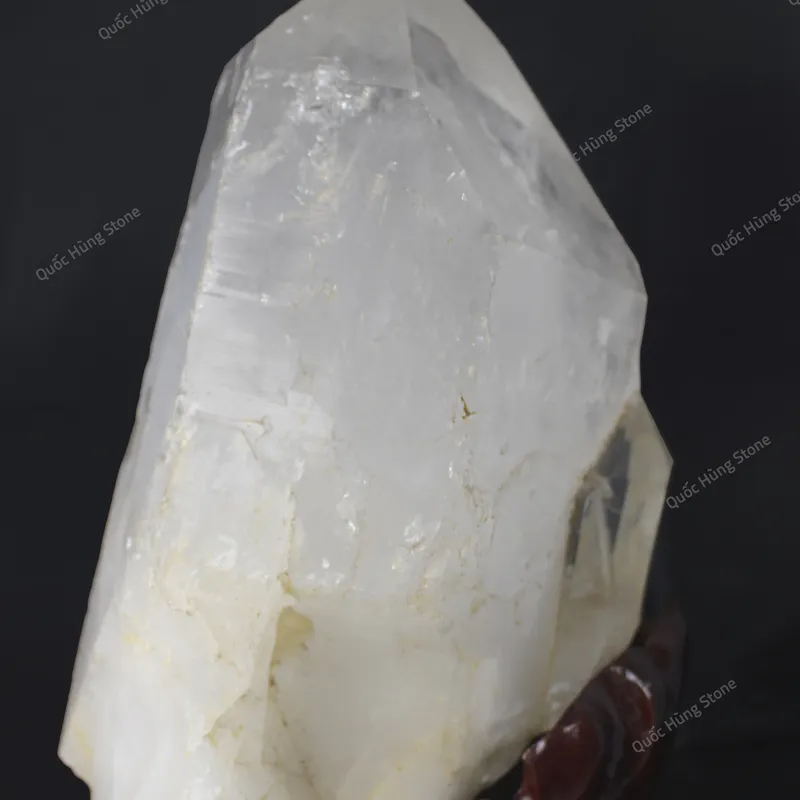 Tinh Thể Đá Thạch Anh Trắng 26x15cm