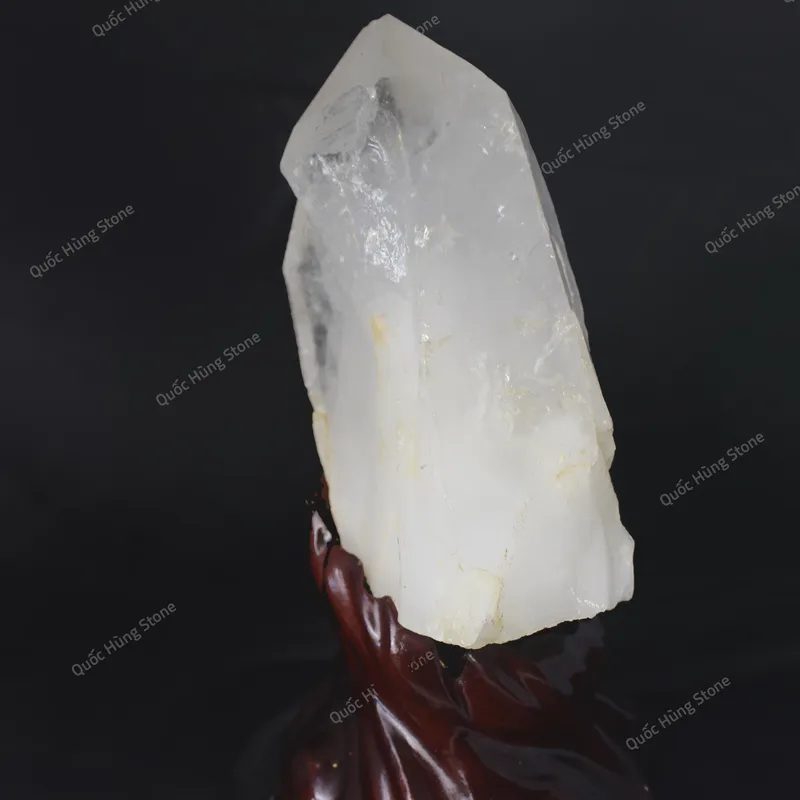 Tinh Thể Đá Thạch Anh Trắng 26x15cm