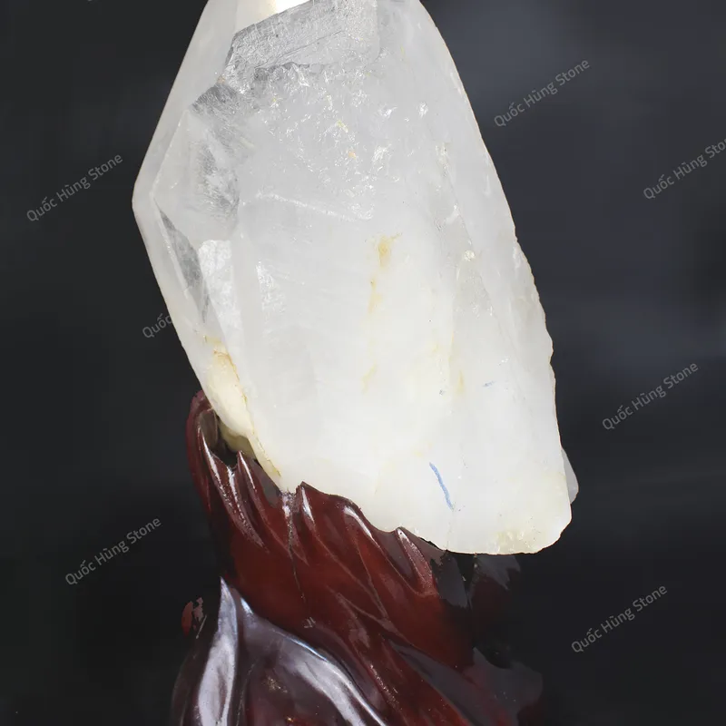 Tinh Thể Đá Thạch Anh Trắng 26x15cm