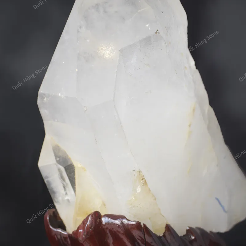 Tinh Thể Đá Thạch Anh Trắng 26x15cm