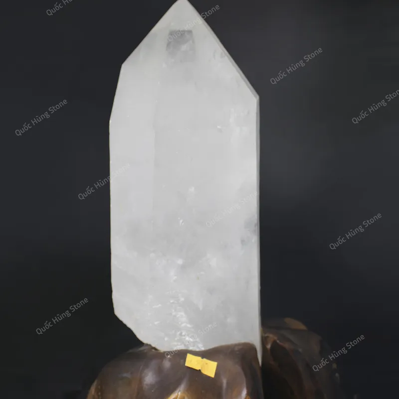 Tinh Thể Đá Thạch Anh Trắng 29x11cm