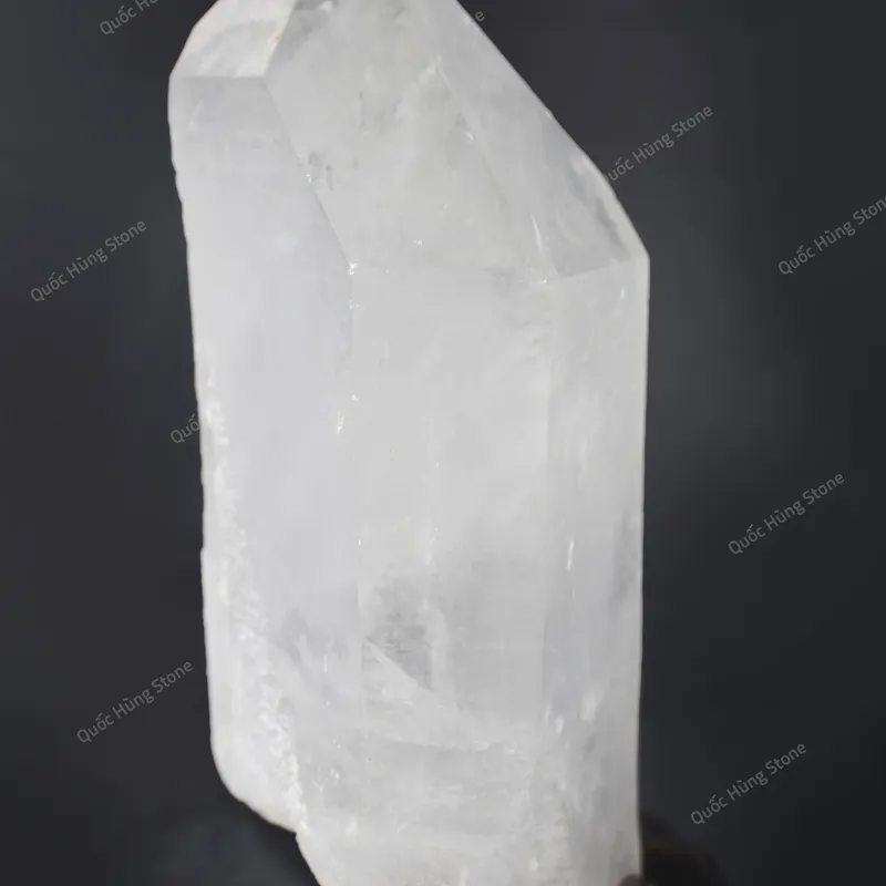 Tinh Thể Đá Thạch Anh Trắng 29x11cm