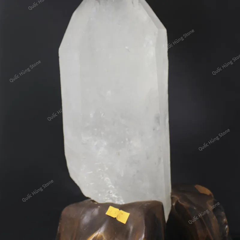 Tinh Thể Đá Thạch Anh Trắng 29x11cm