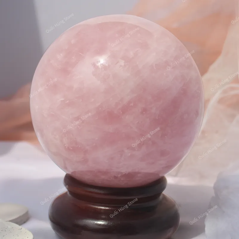 Quả Cầu Thạch Anh Hồng - 3,76kg