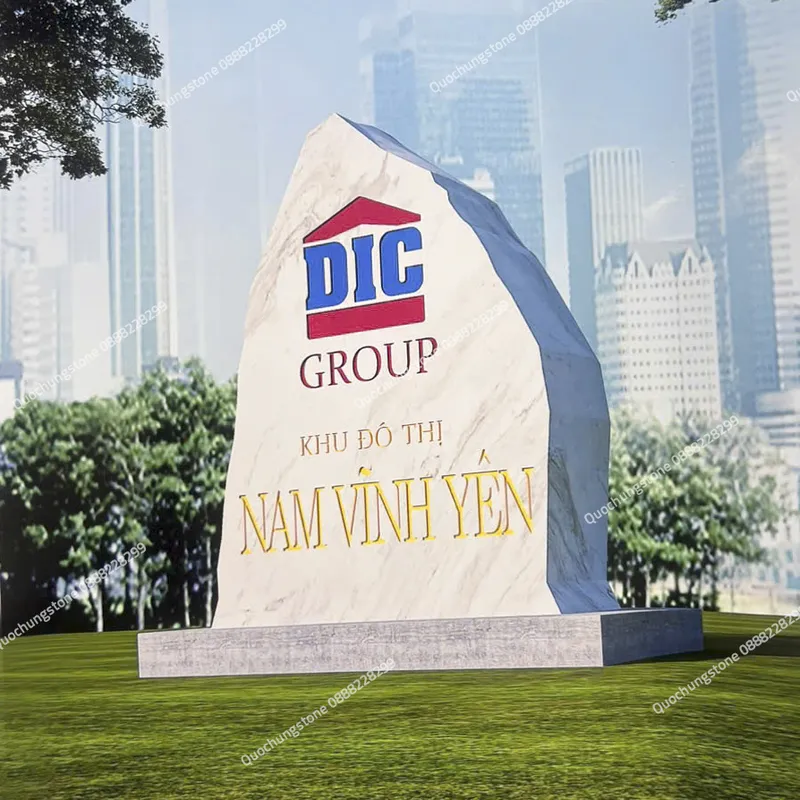 Công Trình Biển Hiệu Đá Tập Đoàn DIC