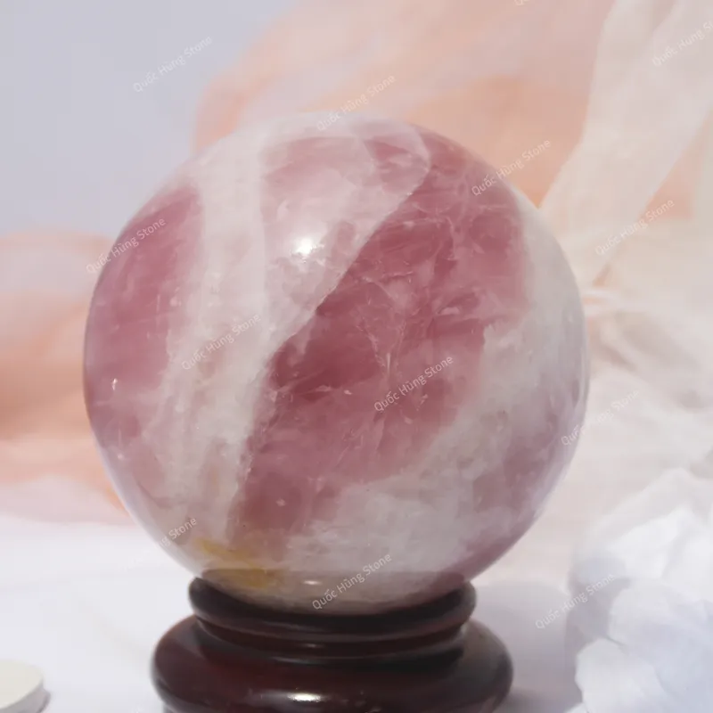 Quả Cầu Thạch Anh Hồng - 4,3kg