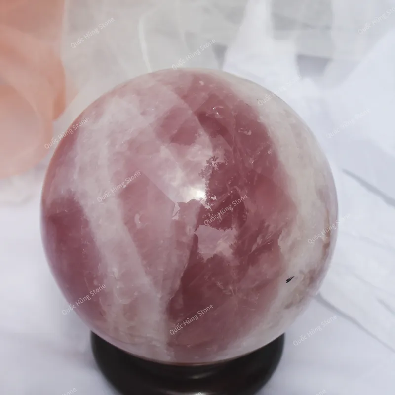 Quả Cầu Thạch Anh Hồng - 4,3kg