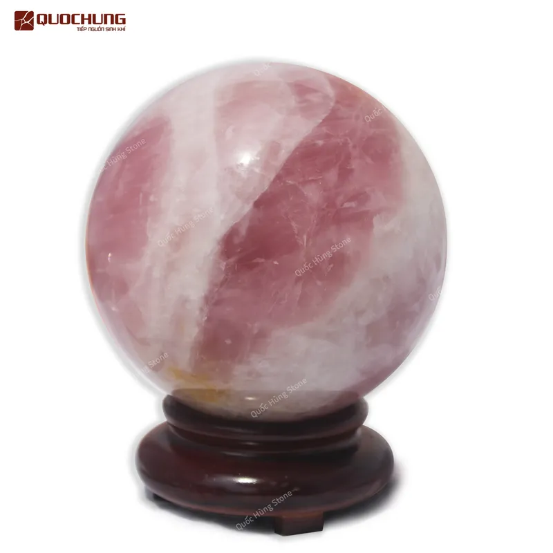 Quả Cầu Thạch Anh Hồng - 4,3kg