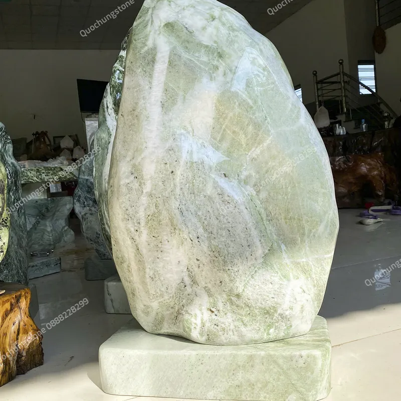 Núi Đá Serpentine Xanh Tự Nhiên 100kg