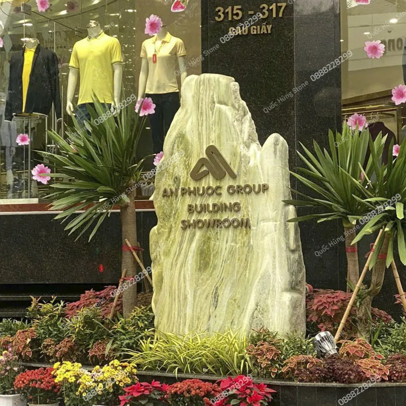 Thiết Kế Biển Hiệu Công Ty Bằng Đá Tự Nhiên - Vẻ Đẹp Bền Vững