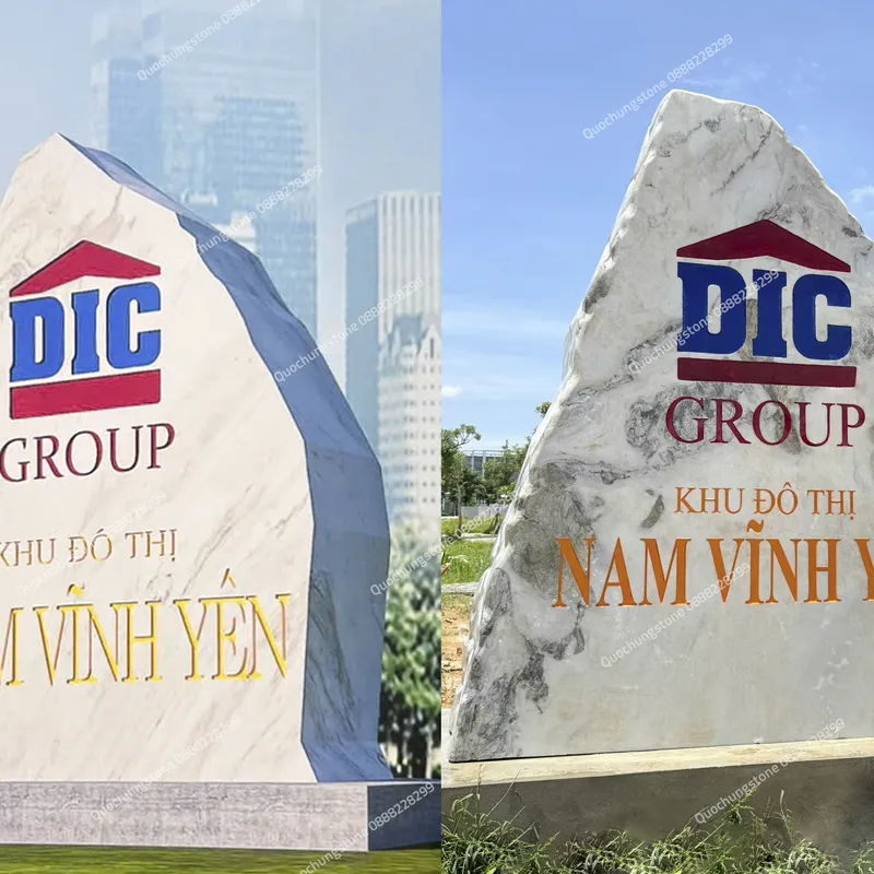Công Trình Biển Hiệu Đá Tập Đoàn DIC
