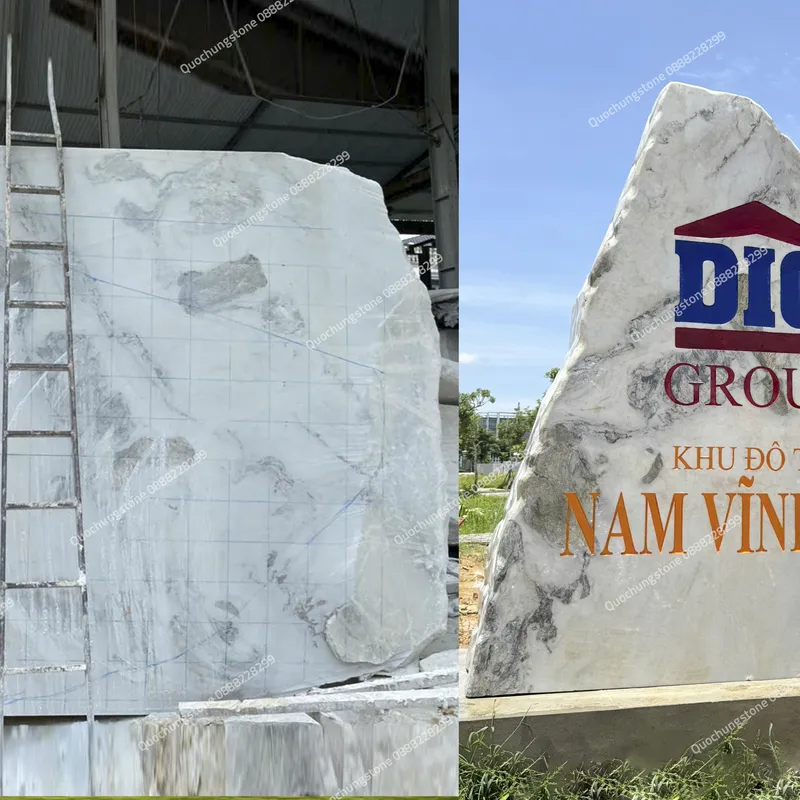 Công Trình Biển Hiệu Đá Tập Đoàn DIC